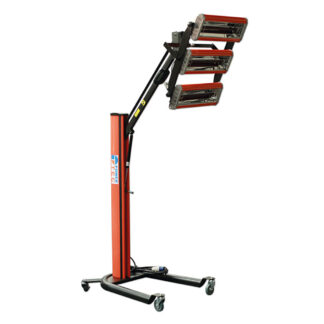 Power-TEC 230V Single Phase Infra-Red Paint Drying Heat Lamp with Stand (92476)