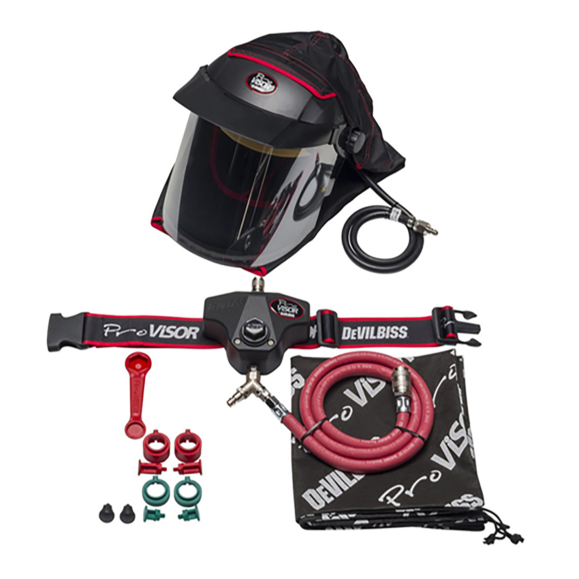 DeVilbiss PROV-650 Complete Air Fed Visor With Waistbelt (PROV-650)