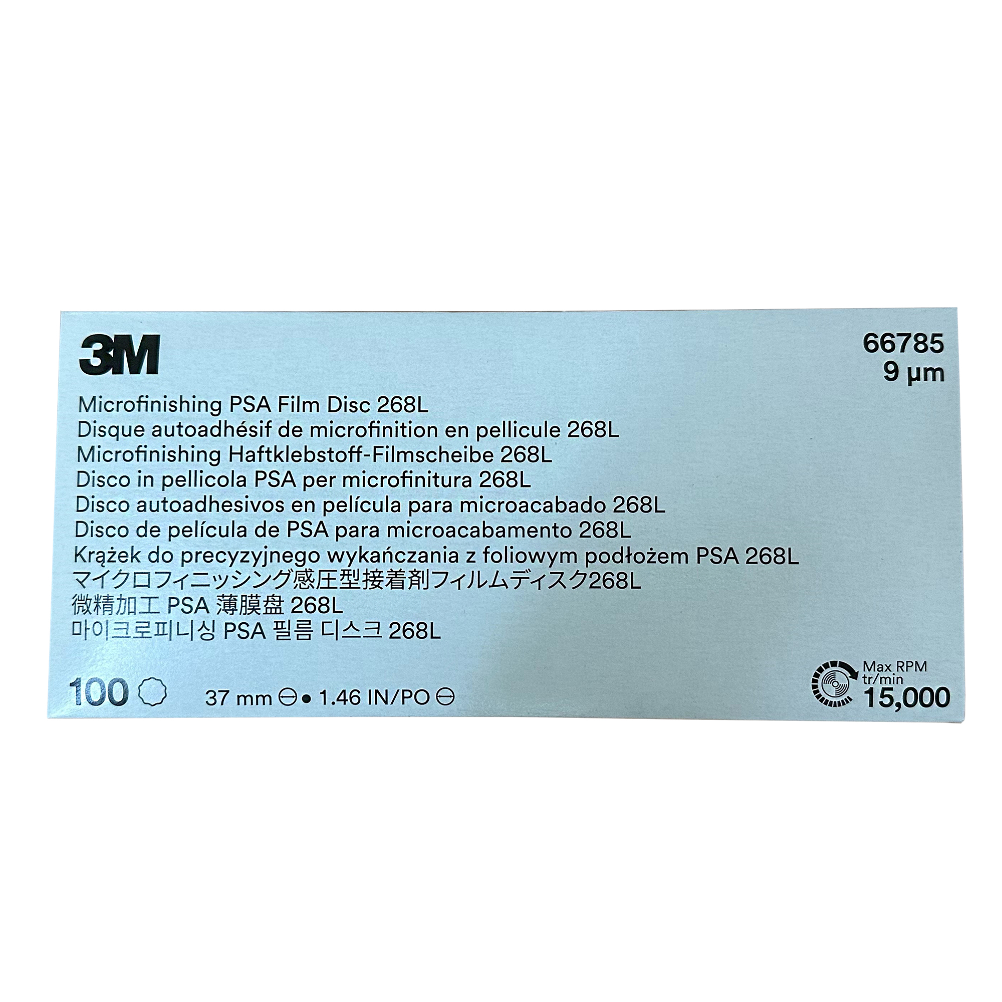 3M 268L Finesse-it 9 Micron Denibbing Abrasive Discs (36.5mm) (66785) *Previously (00127)*