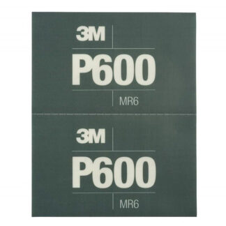 3M Hookit Flexible Abrasive Hand Sheets (Single Sheet, P600) (34339-1)