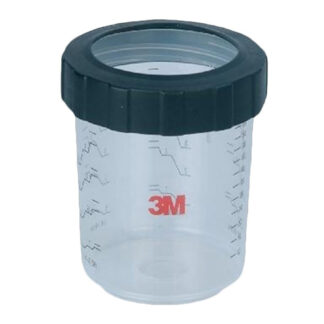 3M Mini PPS Mixing Cups & Locking Collars (Pack of 2)