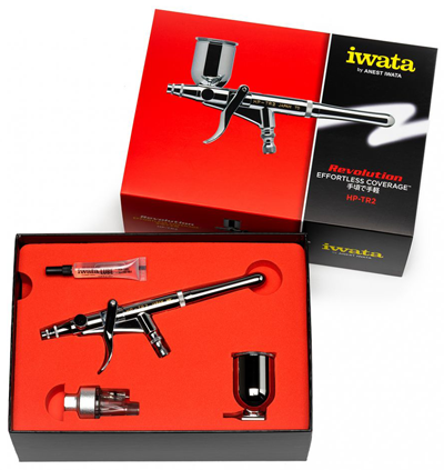 Iwata Revolution HP-TR2 Gravity Airbrush (IW-RV-TR2)