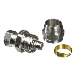 DeVilbiss 1/4" BSP Female (9.5mm (3/8") hose bore) Reusable Connector (P-HC-4528)