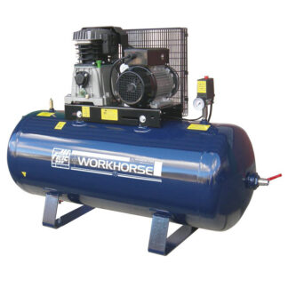 FIAC/Workhorse WR4HP-200S-1 Belt Drive Air Compressor (200 Litre, 17.7 CFM) British Made! (WR4HP-200S-1)