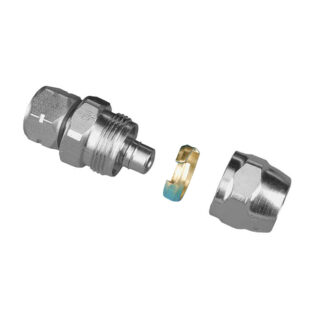 DeVilbiss 3/8" BSP Female (9.5mm (3/8") hose bore) Reusable Connector (PA-HC-4548)