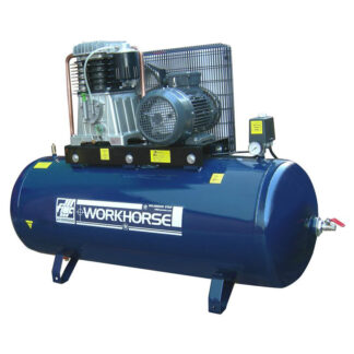 FIAC/Workhorse WR7.5HP-270S Belt Drive Air Compressor (270 Litre, 29.0 CFM) British Made! (WR7.5HP-270S)