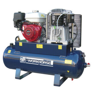 FIAC/Workhorse WRP9HPXX-150S Petrol Air Compressor (150 Litre, 24.9 CFM) British Made! (WRP9HPXX-150S)