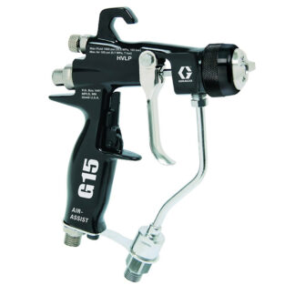 Graco G15 Air Assisted Carbide Spray Gun for Low to Medium Viscosity Materials (24C853)