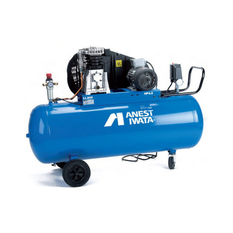 Iwata EAIR B125 3 200C1 UK Belt Drive Air Compressor 200 Litre 12.5 CFM