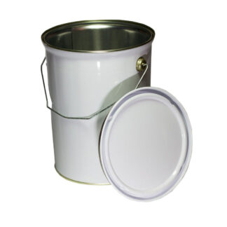 Metal Tin Complete With Handle And Lid (5 Litre)