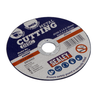 Sealey Cutting Disc (100 x 1.6mm, 16mm Bore) (PTC/100CT)