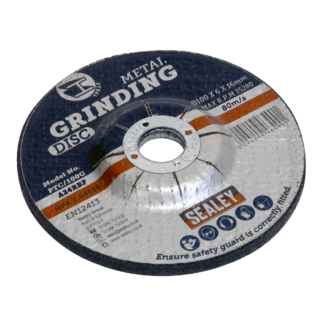 Sealey Grinding Disc (100 x 6mm, 16mm Bore) (PTC/100G)