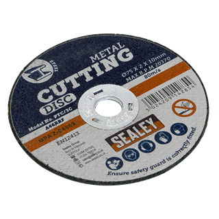 Sealey Cutting Disc (75 x 2mm, 10mm Bore) (PTC/3C)