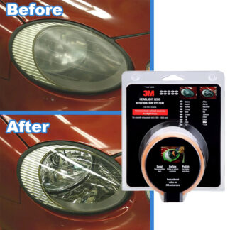 3M Headlight Restoration Kit (39073) with complete step-by-step instructions.