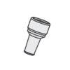 Iwata Threaded Bushing (W2013040100)