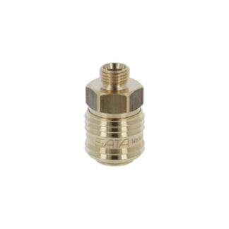 SATA 1/4" BSP Male HVLP/Euro Coupling/Receiver (13623)
