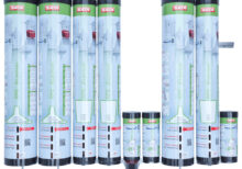 SATA RPS Wall Dispenser, Standard Version: 2x Cup Tubes / 2x Lid Tubes / 2x Sieve Tubes and 2x Aluminium Slats (195784)