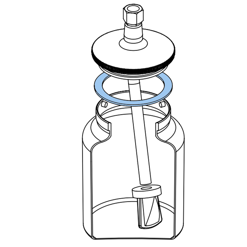 Iwata Lid Packing Set for Iwata AZ1 HTE 2S Suction Spray Gun (W2KIT42)