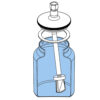 Iwata 1L Suction Container for Iwata AZ1 HTE 2S Suction Spray Gun (04006130)