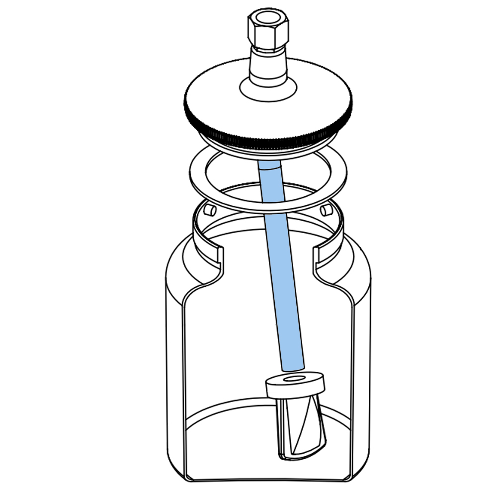 Iwata Suction Tube for Iwata AZ1 HTE 2S Suction Spray Gun (04010000)
