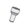 Iwata Threaded Bushing for Iwata AZ3 HTE-S Impact Spray Gun (W3COM5038)