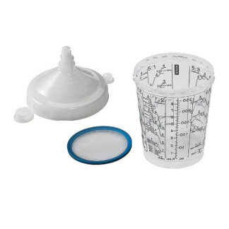 SATA RPS Minijet 0.3 Disposable Cup & Lids (125 or 200 micron, Pack of 60) (1010553 / 118414)