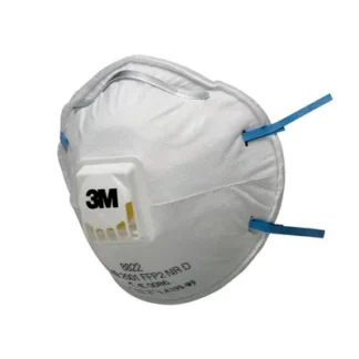 3M FFP2 Mask Disposable Valved Respirator(8822-1 / 8822) (Pack of 10 or Single) *FORMERLY 3M 06922*