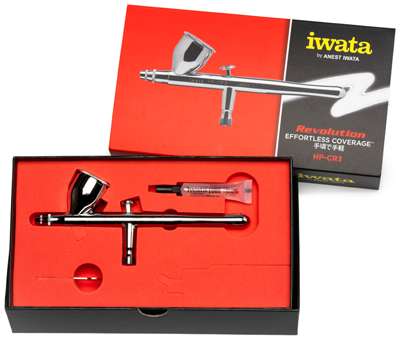 Iwata Revolution CR3 Airbrush with R3 Nozzle (IW-RV-CR3)