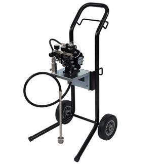 DeVilbiss DX70 Cart Pump With FLG-P5-14 Spray Gun (DX70R3-CF-FLG5)