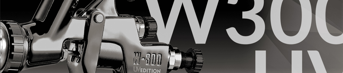 Iwata W300wb 1.2 UV Spray Gun Pro Kit (130068A0)