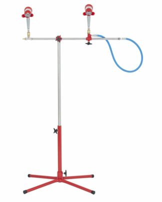 SATA Dry Jet 2 Stand with Height-Adjustable Bracket (2 Blow Guns)