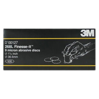 3M 268L Finesse-it 9 Micron Abrasive Discs (36.5mm) 00127