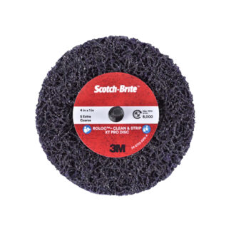 3M Scotch-Brite Roloc + Clean and Strip XT Pro Disc XO-ZR, 100 mm x 13 mm x 6 mm, S XCRS (51893) [05814]