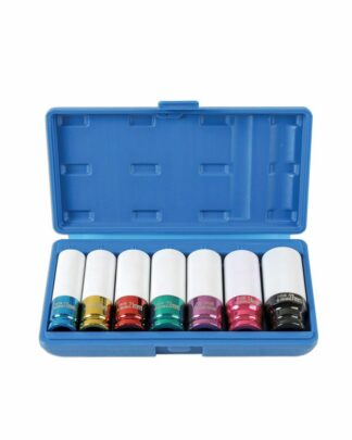 Power-TEC Alloy Wheel Nut Socket Set 7pc 1/2"D-0