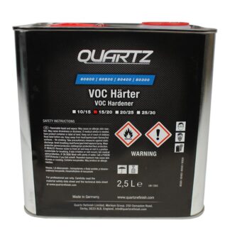 Quartz VOC True High Solids Hardener (4 speed options & 2 sizes)
