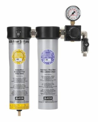 SATA Filter 100 Prep Double-Stage Sinter Filter / Fine Filter with Pressure Regulator Output