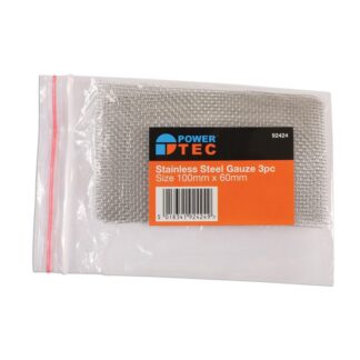 Power-TEC Stainless Steel Gauze For Plastic Welding - 3pc 100x 60mm