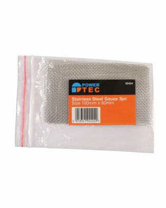 Power-TEC Stainless Steel Gauze For Plastic Welding - 3pc 100x 60mm