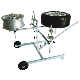 Fast Mover Mobile Alloy Wheel Painting Stand