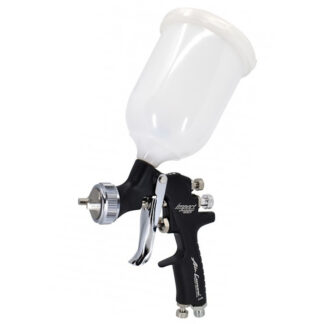 Iwata AZ4 HTE-S Impact Spray Gun (taking over from AZ40) (13001160 / 13000980) with Anodized Grey Air Cap for Industry use