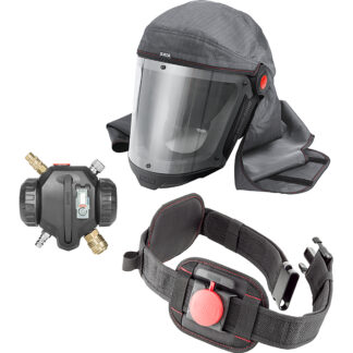 SATA air vision 5000 Air Fed Mask. Ingenious design, light, compact belt. Superb comfort. spray guns direct