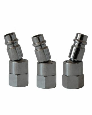 DeVilbiss 1/4" BSP Female HVLP/Euro Swivel Tailpiece (Pack of 3)