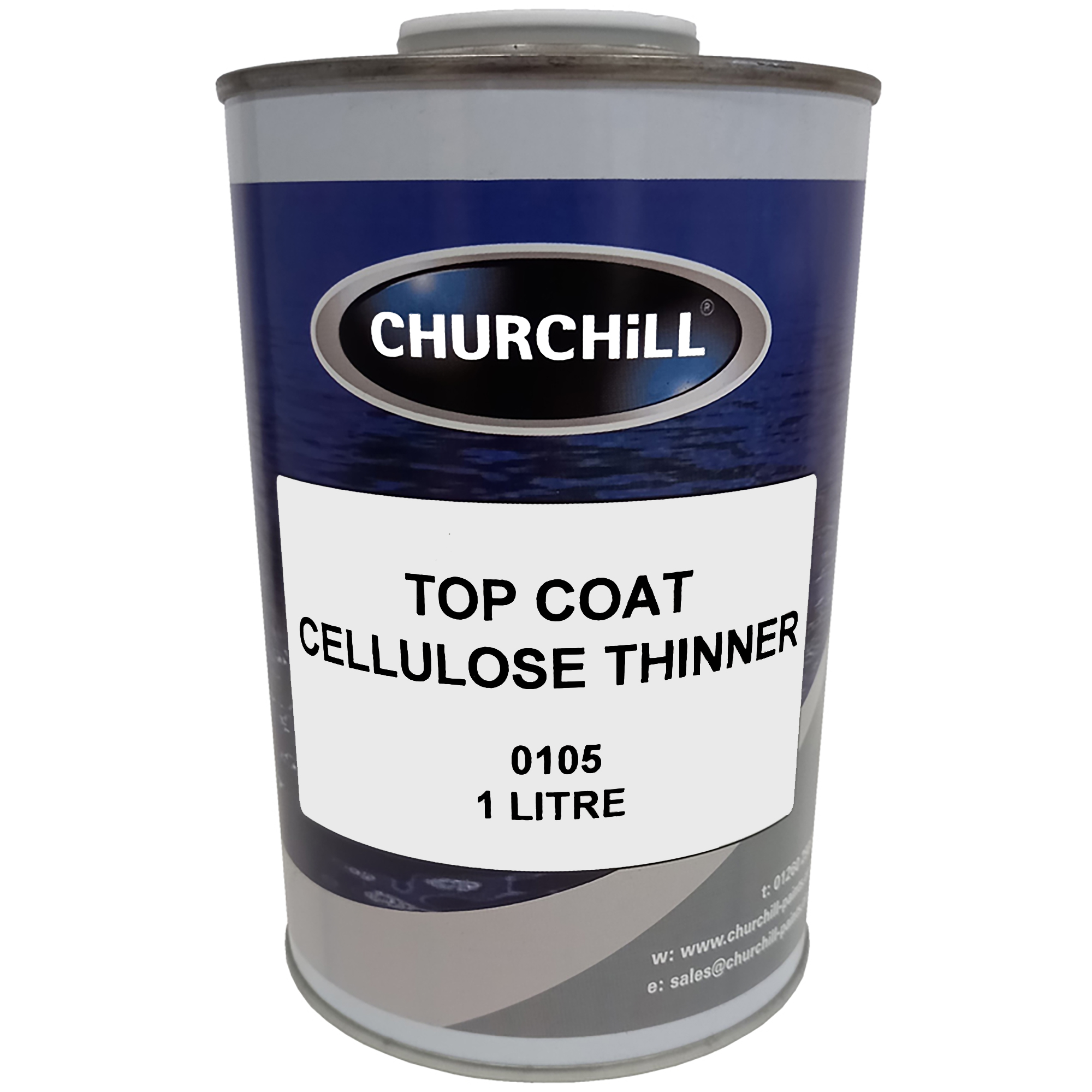 Churchill Cellulose Topcoat Thinner (1 Litre) Spray Guns Direct