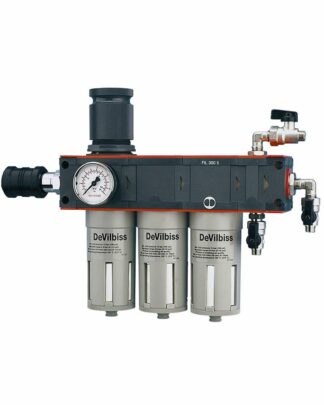 DeVilbiss DVFR-8 Oven Filter Regulator Coalescer with Activated Carbon Filter