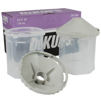 DeVilbiss DeKup Re-Usable Lid and Sleeve Kit - Large (Hard Cup)