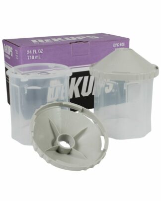 DeVilbiss DeKup Re-Usable Lid and Sleeve Kit - Large (Hard Cup)