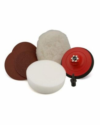 Flexipads 125mm (5") Drill & Sander Polisher Velcro Kit