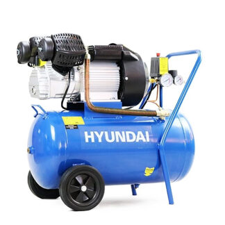 Hyundai 50L Air Compressor, 14CFM/116psi, Direct Drive V-Twin, 3HP (HY3050V)