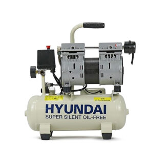 Hyundai 8 Litre Air Compressor, 4CFM/118psi, Silenced, Oil Free, Direct Drive 0.75hp (HY5508)
