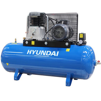 Hyundai 200 Litre Air Compressor, 21CFM/145psi, 3-Phase Twin Cylinder 5.5hp (HY55200-3)